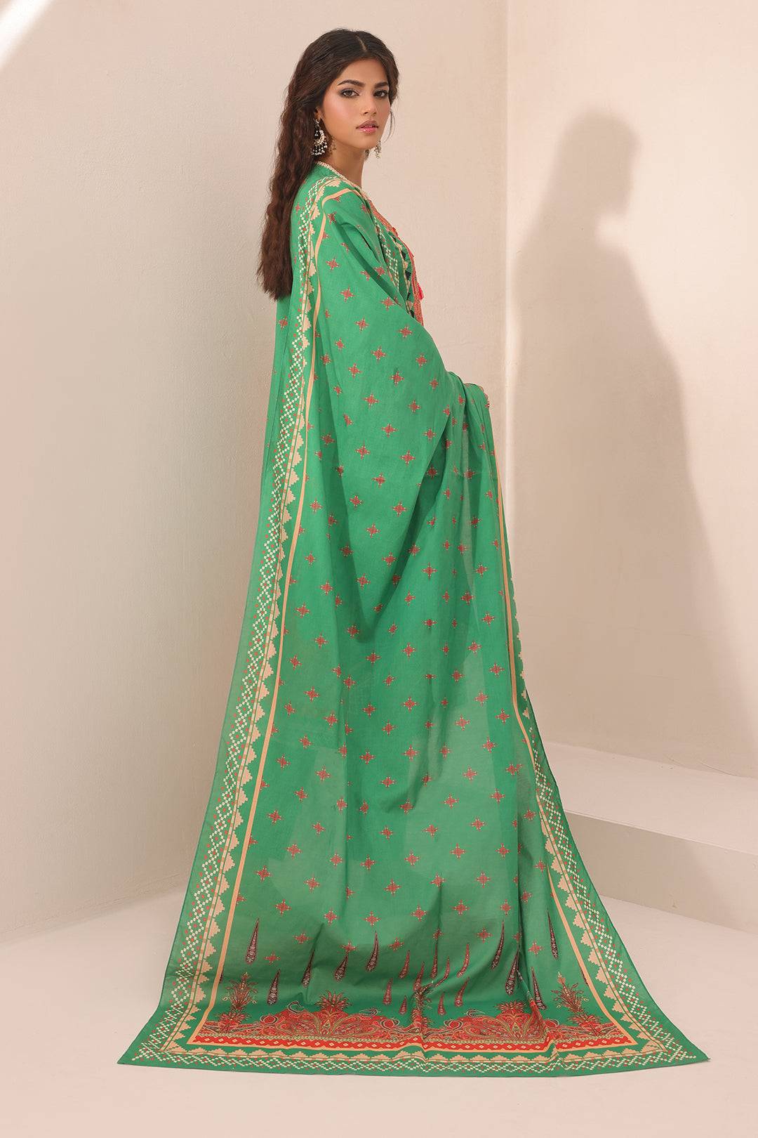 Zellbury | Unstitched 3 Piece Lawn | Embroidered Shirt Shalwar Dupatta - 1247 by Maria Faisal - Registered Vendor of : Zellbury Women - type : Essential Unstitched - 100% original wedding dresses