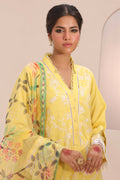 Zellbury | Unstitched 3 Piece Lawn | Embroidered Shirt Shalwar Dupatta - 1261 - Designer Dress with Intricate embroidery and embellishments. Shop elegent wedding dress at Maria Faisal.