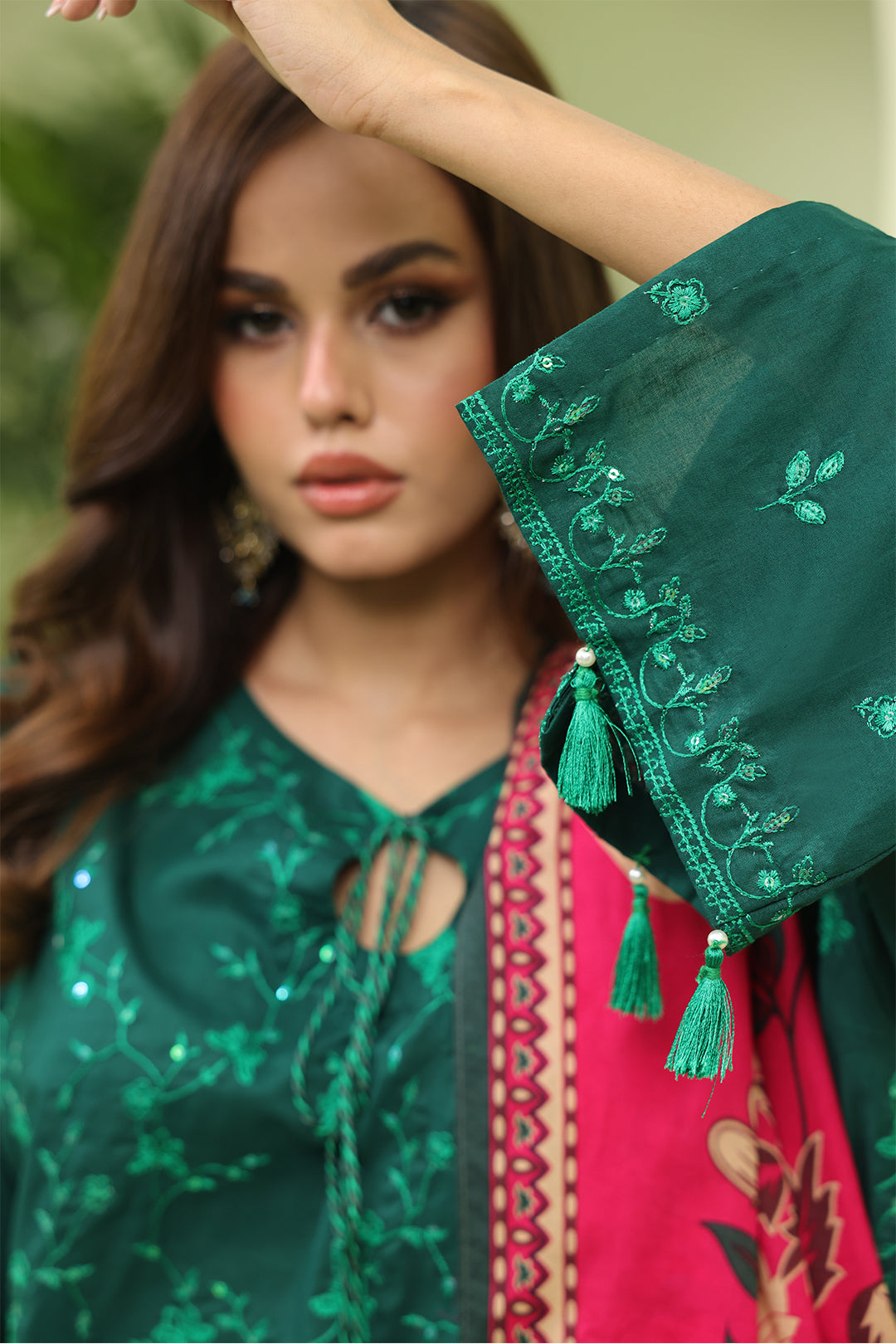Zellbury | Unstitched 3 Piece Lawn | Embroidered Shirt Shalwar Dupatta - 1264 - Designer Dress with Intricate embroidery and embellishments. Shop elegent wedding dress at Maria Faisal.