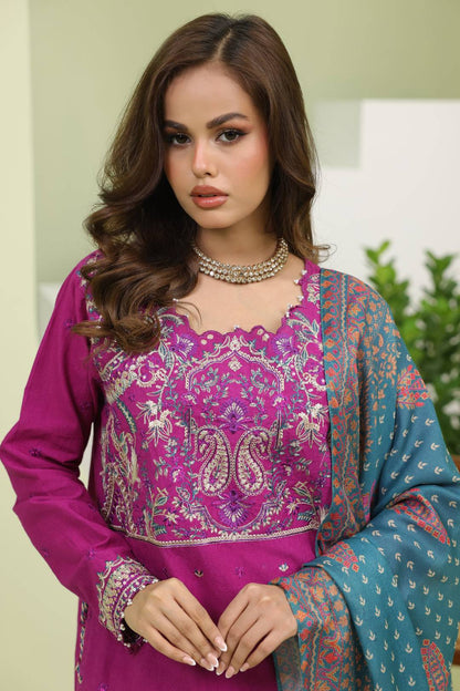 Zellbury | Unstitched 3 Piece Cambric | Embroidered Shirt Shalwar Dupatta - 1269 by Maria Faisal - Registered Vendor of : Zellbury Women - type : Signature Unstitched - 100% original wedding dresses