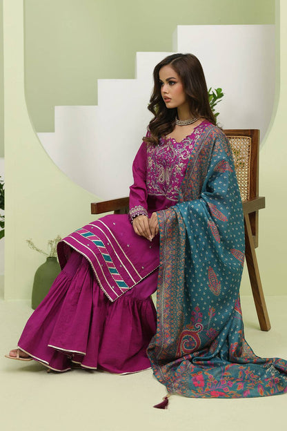 Zellbury | Unstitched 3 Piece Cambric | Embroidered Shirt Shalwar Dupatta - 1269 by Maria Faisal - Registered Vendor of : Zellbury Women - type : Signature Unstitched - 100% original wedding dresses
