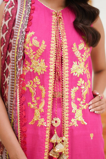 Zellbury | Unstitched 3 Piece Lawn | Embroidered Shirt Shalwar Dupatta - 1270 by Maria Faisal - Registered Vendor of : Zellbury Women - type : Signature Unstitched - 100% original wedding dresses