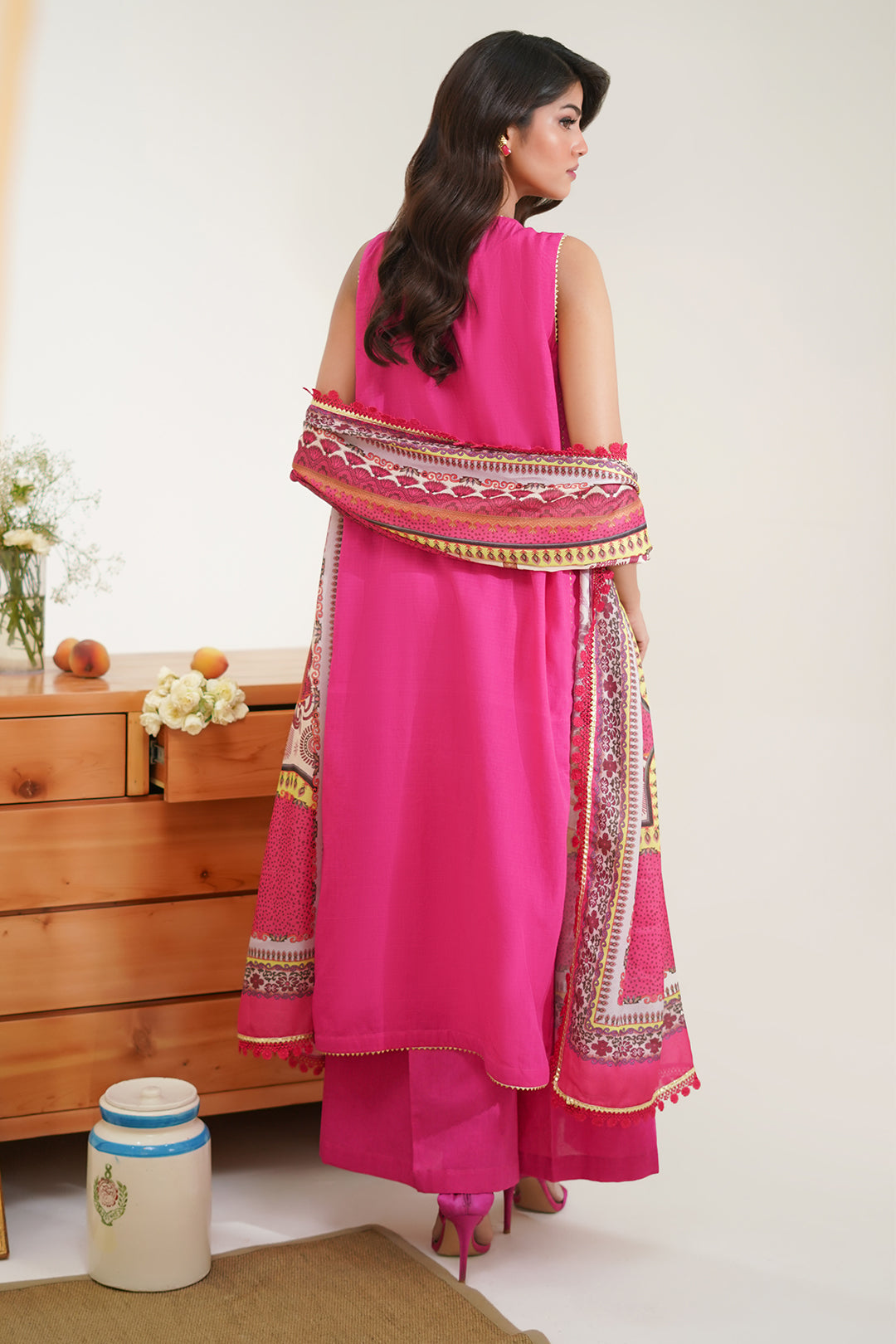 Zellbury | Unstitched 3 Piece Lawn | Embroidered Shirt Shalwar Dupatta - 1270 - Designer Dress with Intricate embroidery and embellishments. Shop elegent wedding dress at Maria Faisal.