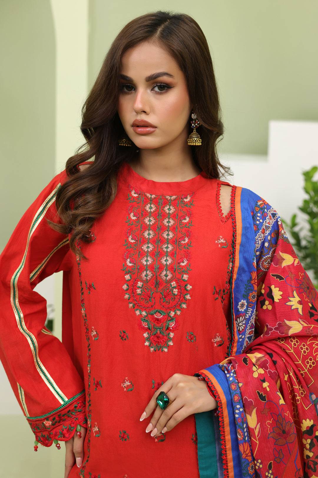 Zellbury | Unstitched 3 Piece Lawn | Embroidered Shirt Shalwar Dupatta - 1271 by Maria Faisal - Registered Vendor of : Zellbury Women - type : Signature Unstitched - 100% original wedding dresses