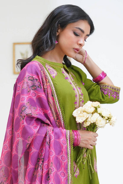 Zellbury | Unstitched 3 Piece Lawn | Embroidered Shirt Shalwar Dupatta - 1273 by Maria Faisal - Registered Vendor of : Zellbury Women - type : Signature Unstitched - 100% original wedding dresses