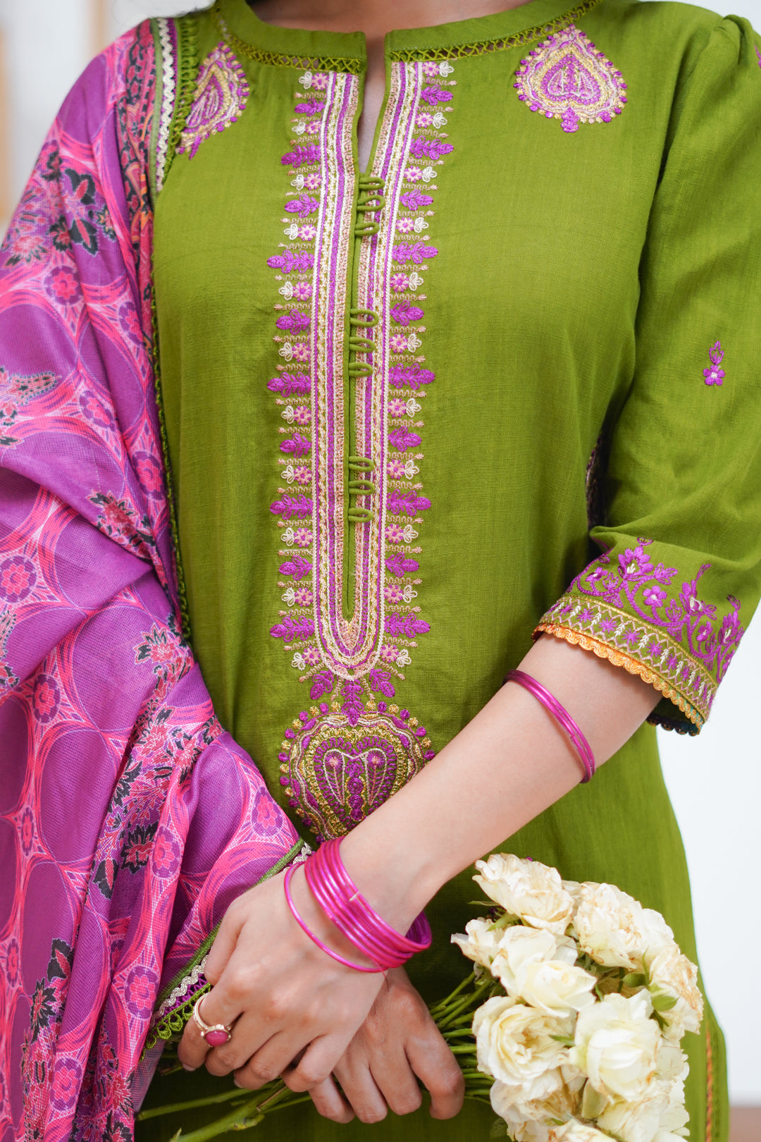 Zellbury | Unstitched 3 Piece Lawn | Embroidered Shirt Shalwar Dupatta - 1273 - Designer Dress with Intricate embroidery and embellishments. Shop elegent wedding dress at Maria Faisal.