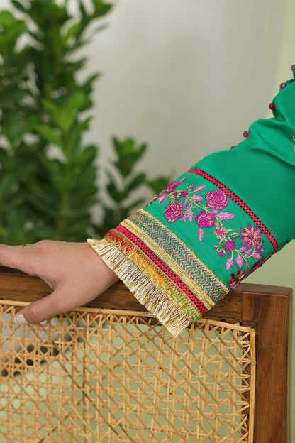 Zellbury | Unstitched 3 Piece Slub | Embroidered Shirt Shalwar Dupatta - 1283 by Maria Faisal - Registered Vendor of : Zellbury Women - type : Signature Unstitched - 100% original wedding dresses