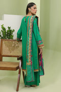 Zellbury | Unstitched 3 Piece Slub | Embroidered Shirt Shalwar Dupatta - 1283 - Designer Dress with Intricate embroidery and embellishments. Shop elegent wedding dress at Maria Faisal.