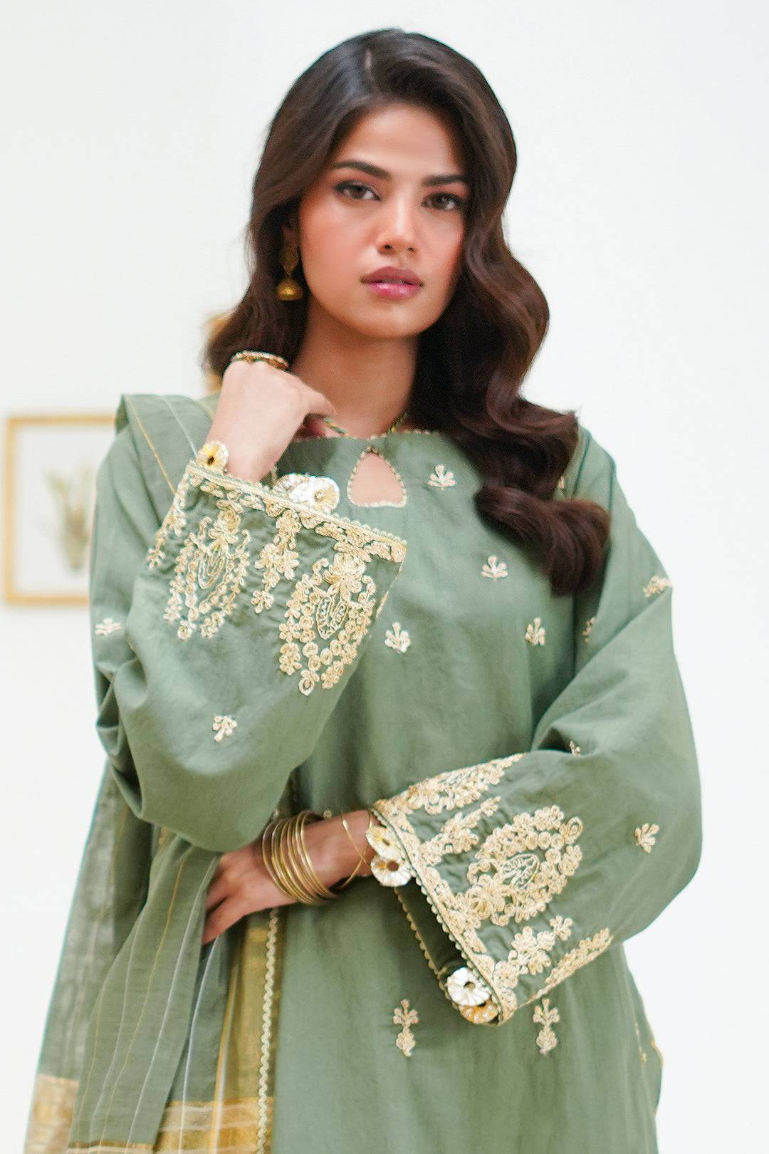 Zellbury | Unstitched 3 Piece Cambric | Embroidered Shirt Shalwar Dupatta - 1284 by Maria Faisal - Registered Vendor of : Zellbury Women - type : Signature Unstitched - 100% original wedding dresses