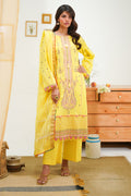 Zellbury | Unstitched 3 Piece Lawn | Embroidered Shirt Shalwar Dupatta - 1285 - Designer Dress with Intricate embroidery and embellishments. Shop elegent wedding dress at Maria Faisal.