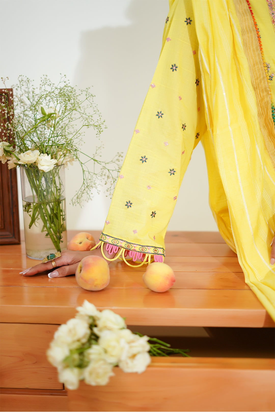 Zellbury | Unstitched 3 Piece Lawn | Embroidered Shirt Shalwar Dupatta - 1285 - Designer Dress with Intricate embroidery and embellishments. Shop elegent wedding dress at Maria Faisal.