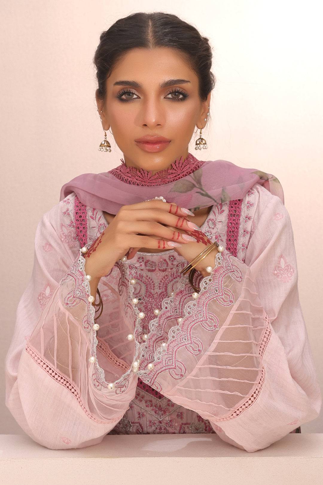 Zellbury | Unstitched 3 Piece Cambric | Embroidered Shirt Shalwar Dupatta - 1543 by Maria Faisal - Registered Vendor of : Zellbury Women - type : Signature Unstitched - 100% original wedding dresses