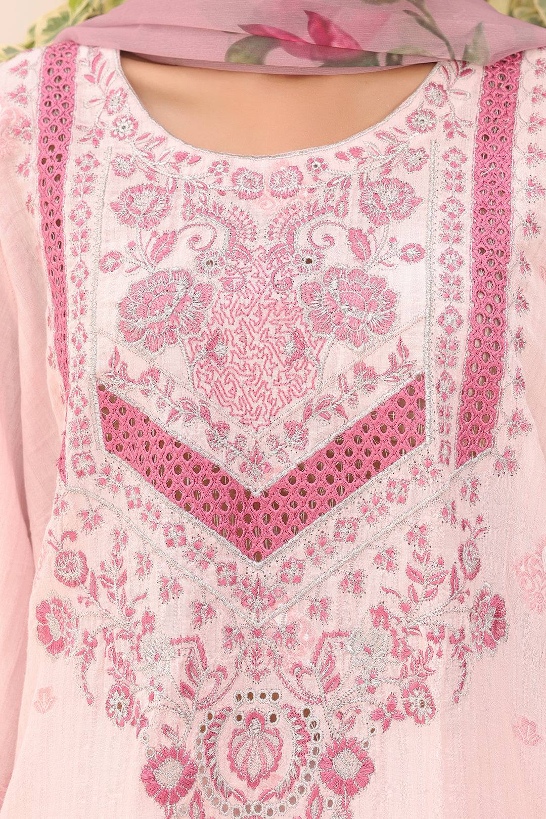 Zellbury | Unstitched 3 Piece Cambric | Embroidered Shirt Shalwar Dupatta - 1543 by Maria Faisal - Registered Vendor of : Zellbury Women - type : Signature Unstitched - 100% original wedding dresses