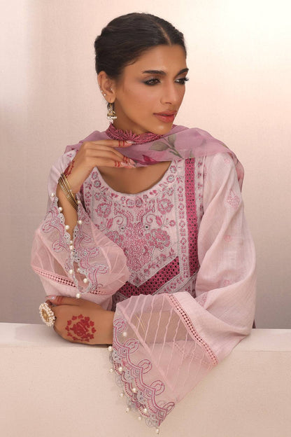 Zellbury | Unstitched 3 Piece Cambric | Embroidered Shirt Shalwar Dupatta - 1543 by Maria Faisal - Registered Vendor of : Zellbury Women - type : Signature Unstitched - 100% original wedding dresses