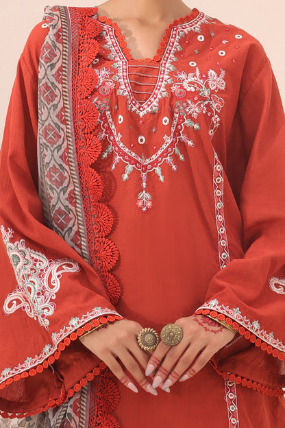Zellbury | Unstitched 3 Piece Cambric | Embroidered Shirt Shalwar Dupatta - 1544 by Maria Faisal - Registered Vendor of : Zellbury Women - type : Signature Unstitched - 100% original wedding dresses