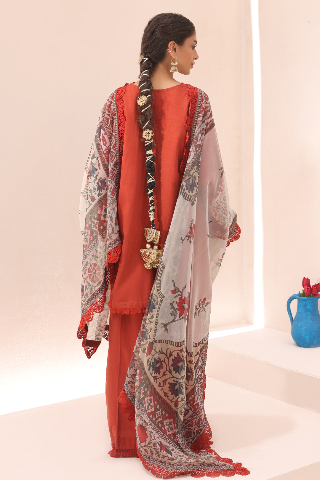 Zellbury | Unstitched 3 Piece Cambric | Embroidered Shirt Shalwar Dupatta - 1544 by Maria Faisal - Registered Vendor of : Zellbury Women - type : Signature Unstitched - 100% original wedding dresses