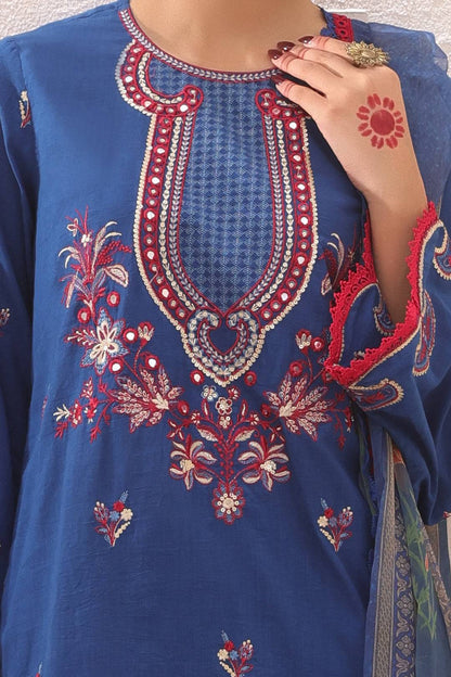 Zellbury | Unstitched 3 Piece Lawn | Embroidered Shirt Shalwar Dupatta - 1551 by Maria Faisal - Registered Vendor of : Zellbury Women - type : Signature Unstitched - 100% original wedding dresses