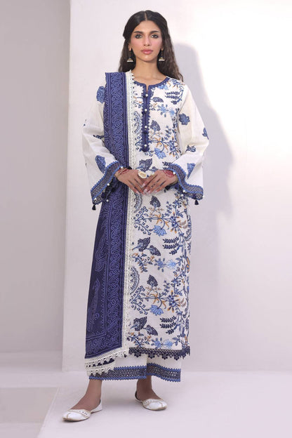 Zellbury | Unstitched 3 Piece Cambric | Embroidered Shirt Shalwar Dupatta - 1554 by Maria Faisal - Registered Vendor of : Zellbury Women - type : Signature Unstitched - 100% original wedding dresses