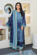 Zellbury | Unstitched 3 Piece Lawn | Embroidered Shirt Shalwar Dupatta - 1681 - Designer Dress with Intricate embroidery and embellishments. Shop elegent wedding dress at Maria Faisal.