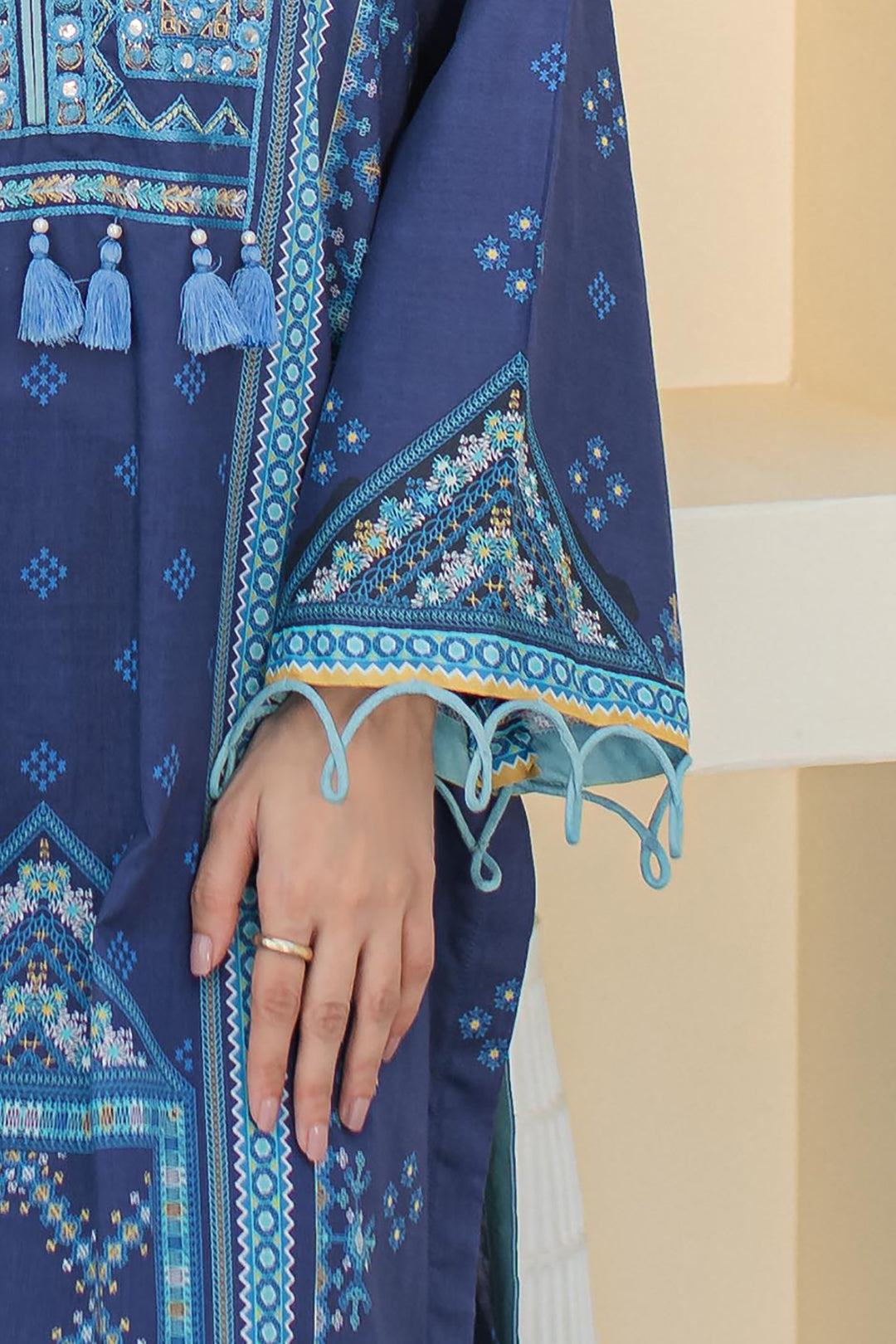 Zellbury | Unstitched 3 Piece Lawn | Embroidered Shirt Shalwar Dupatta - 1681 - Designer Dress with Intricate embroidery and embellishments. Shop elegent wedding dress at Maria Faisal.