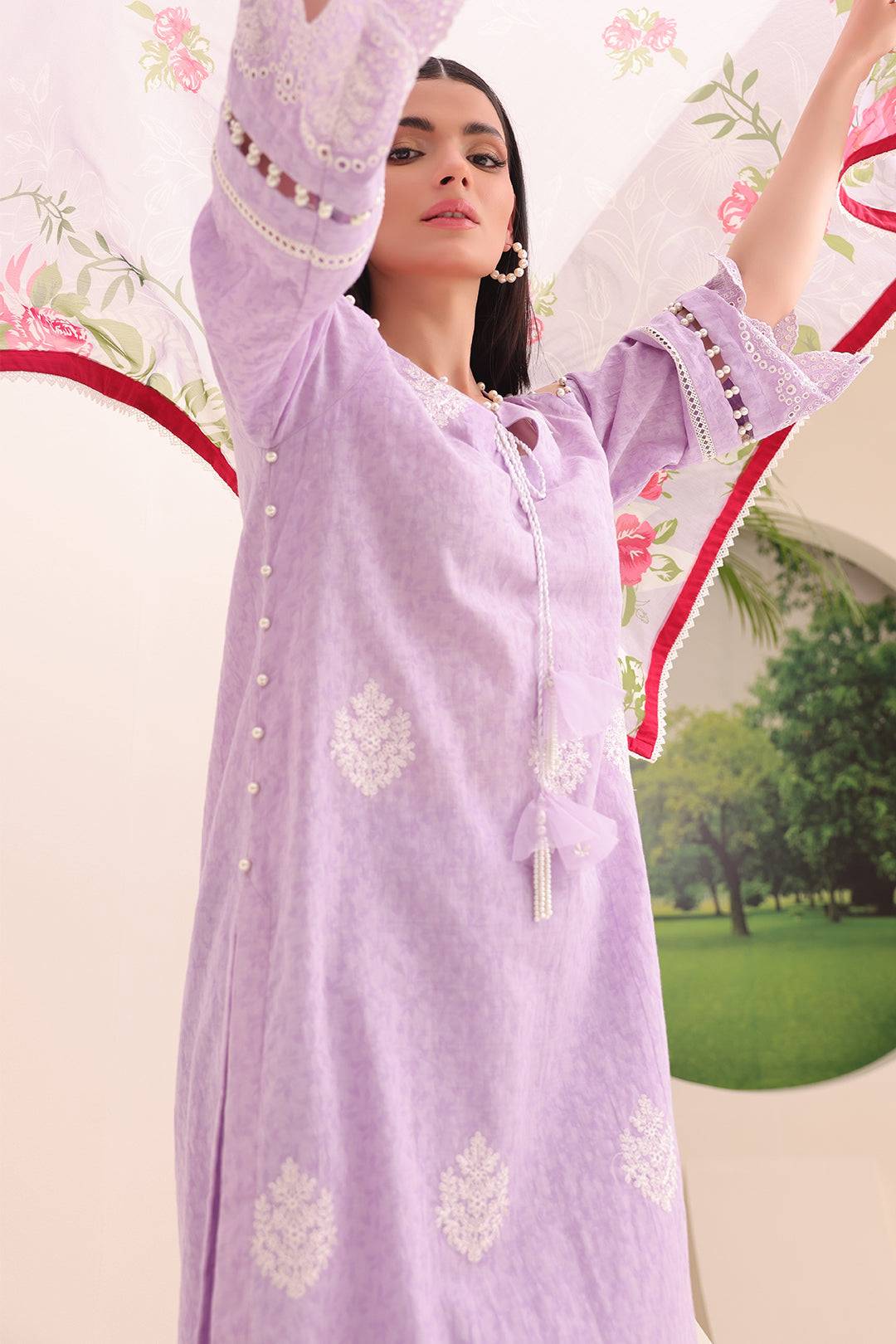 Zellbury | Unstitched 3 Piece Jacquard | Embroidered Shirt Shalwar Dupatta - 1764 by Maria Faisal - Registered Vendor of : Zellbury Women - type : Essential Unstitched - 100% original wedding dresses