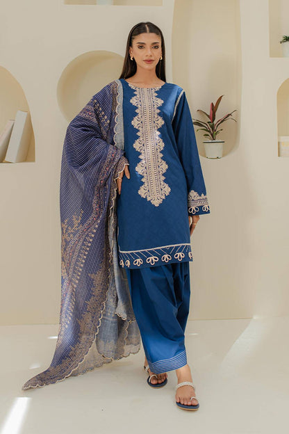 Zellbury | Unstitched 3 Piece Jacquard | Embroidered Shirt Shalwar Dupatta - 1767 by Maria Faisal - Registered Vendor of : Zellbury Women - type : Essential Unstitched - 100% original wedding dresses