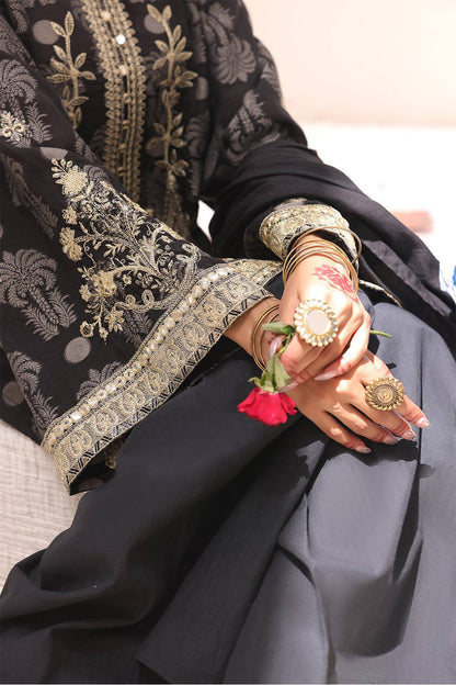 Zellbury | Unstitched 3 Piece Jacquard | Embroidered Shirt Shalwar Dupatta - 1806 by Maria Faisal - Registered Vendor of : Zellbury Women - type : Signature Unstitched - 100% original wedding dresses