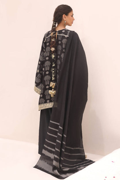 Zellbury | Unstitched 3 Piece Jacquard | Embroidered Shirt Shalwar Dupatta - 1806 by Maria Faisal - Registered Vendor of : Zellbury Women - type : Signature Unstitched - 100% original wedding dresses