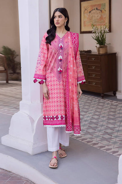 Zellbury | Unstitched 2 Piece Lawn | Shirt Dupatta - 1014 by Maria Faisal - Registered Vendor of : Zellbury Women - type : Essential Unstitched - 100% original wedding dresses