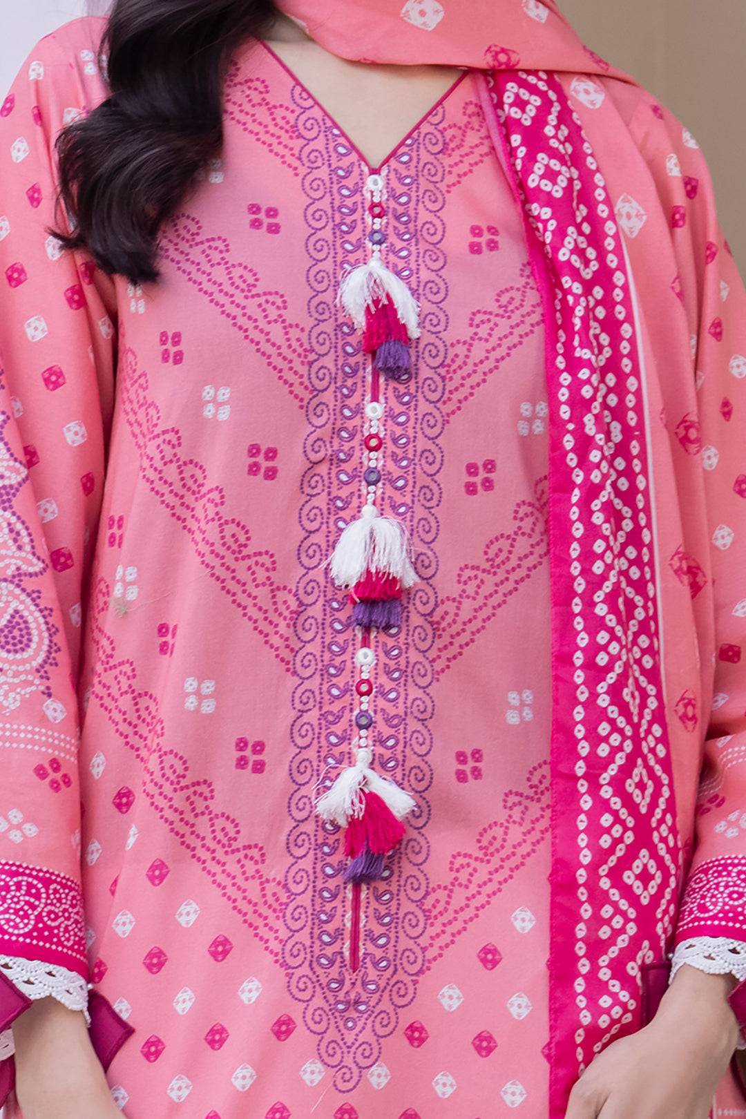 Zellbury | Unstitched 2 Piece Lawn | Shirt Dupatta - 1014 by Maria Faisal - Registered Vendor of : Zellbury Women - type : Essential Unstitched - 100% original wedding dresses