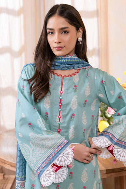Zellbury | Unstitched 2 Piece Lawn | Shirt Dupatta - 1021 by Maria Faisal - Registered Vendor of : Zellbury Women - type : Essential Unstitched - 100% original wedding dresses