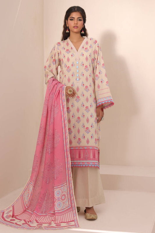 Zellbury | Unstitched 2 Piece Lawn | Shirt Dupatta - 1152 by Maria Faisal - Registered Vendor of : Zellbury Women - type : Essential Unstitched - 100% original wedding dresses