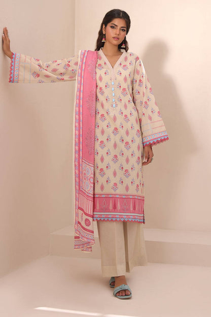 Zellbury | Unstitched 2 Piece Lawn | Shirt Dupatta - 1152 by Maria Faisal - Registered Vendor of : Zellbury Women - type : Essential Unstitched - 100% original wedding dresses