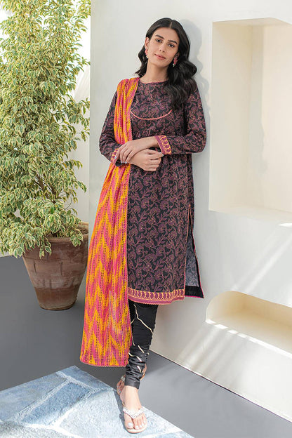 Zellbury | Unstitched 2 Piece Lawn | Shirt Dupatta - 1153 by Maria Faisal - Registered Vendor of : Zellbury Women - type : Essential Unstitched - 100% original wedding dresses
