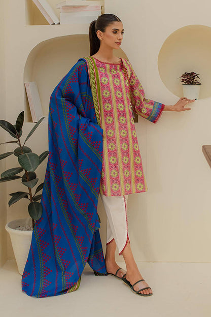 Zellbury | Unstitched 2 Piece Lawn | Shirt Dupatta - 1156 by Maria Faisal - Registered Vendor of : Zellbury Women - type : Essential Unstitched - 100% original wedding dresses