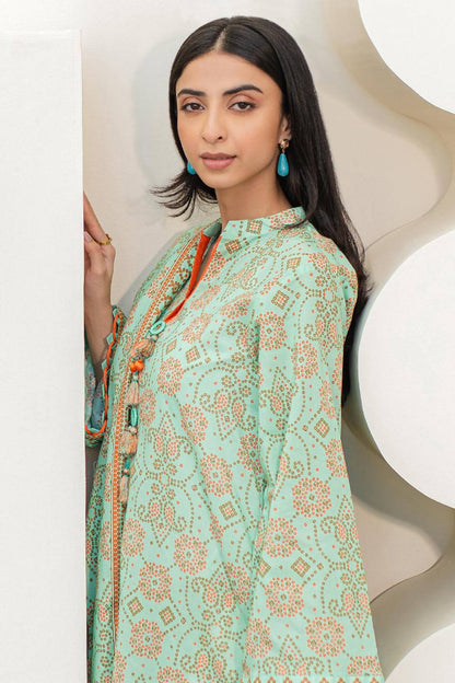 Zellbury | Unstitched 2 Piece Lawn | Shirt Dupatta - 1160 by Maria Faisal - Registered Vendor of : Zellbury Women - type : Essential Unstitched - 100% original wedding dresses
