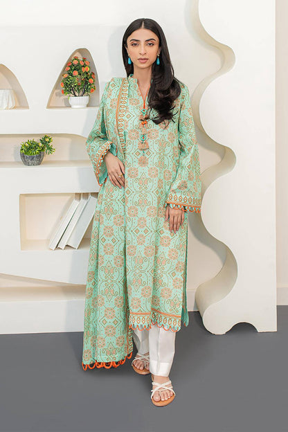Zellbury | Unstitched 2 Piece Lawn | Shirt Dupatta - 1160 by Maria Faisal - Registered Vendor of : Zellbury Women - type : Essential Unstitched - 100% original wedding dresses