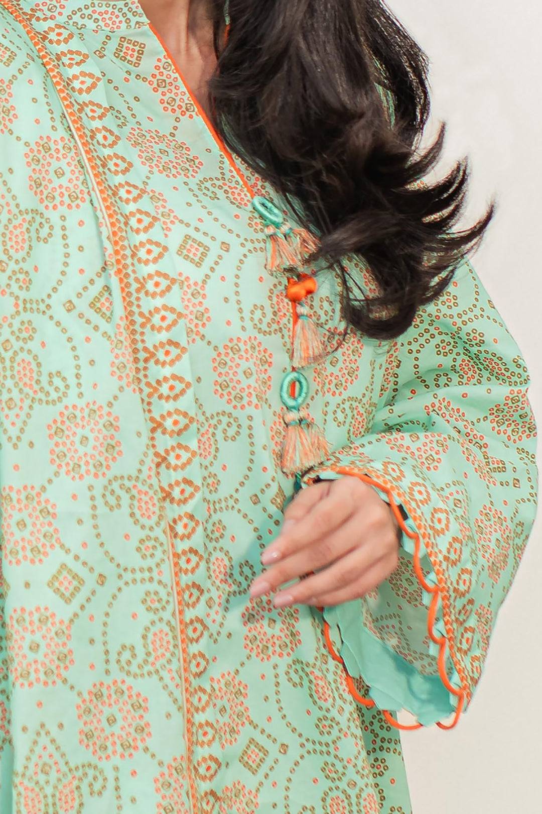 Zellbury | Unstitched 2 Piece Lawn | Shirt Dupatta - 1160 by Maria Faisal - Registered Vendor of : Zellbury Women - type : Essential Unstitched - 100% original wedding dresses