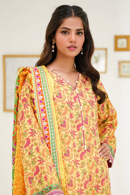 Zellbury | Unstitched 2 Piece Lawn | Shirt Dupatta - 1300 by Maria Faisal - Registered Vendor of : Zellbury Women - type : Essential Unstitched - 100% original wedding dresses