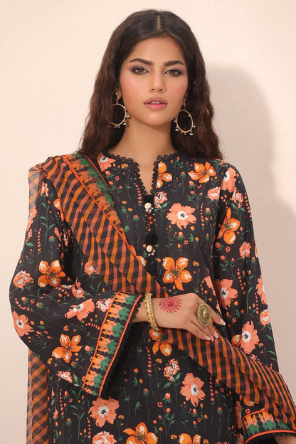 Zellbury | Unstitched 2 Piece Lawn | Shirt Dupatta - 1302 by Maria Faisal - Registered Vendor of : Zellbury Women - type : Essential Unstitched - 100% original wedding dresses