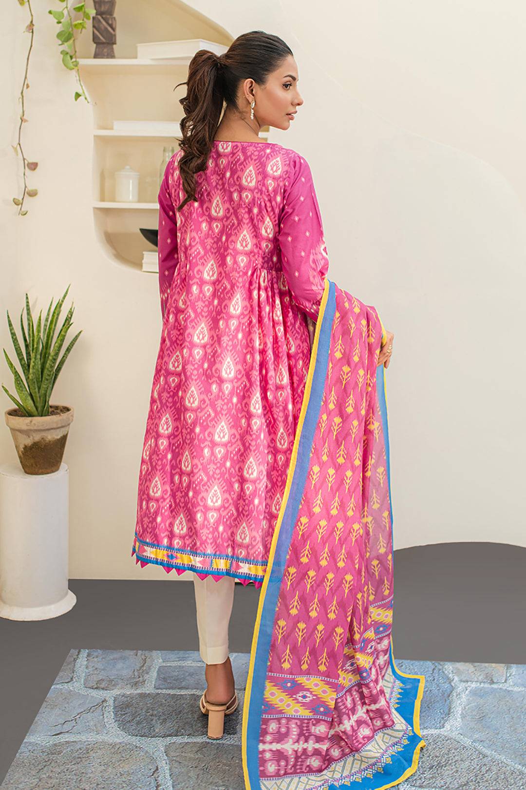 Zellbury | Unstitched 2 Piece Lawn | Shirt Dupatta - 1653 by Maria Faisal - Registered Vendor of : Zellbury Women - type : Essential Unstitched - 100% original wedding dresses
