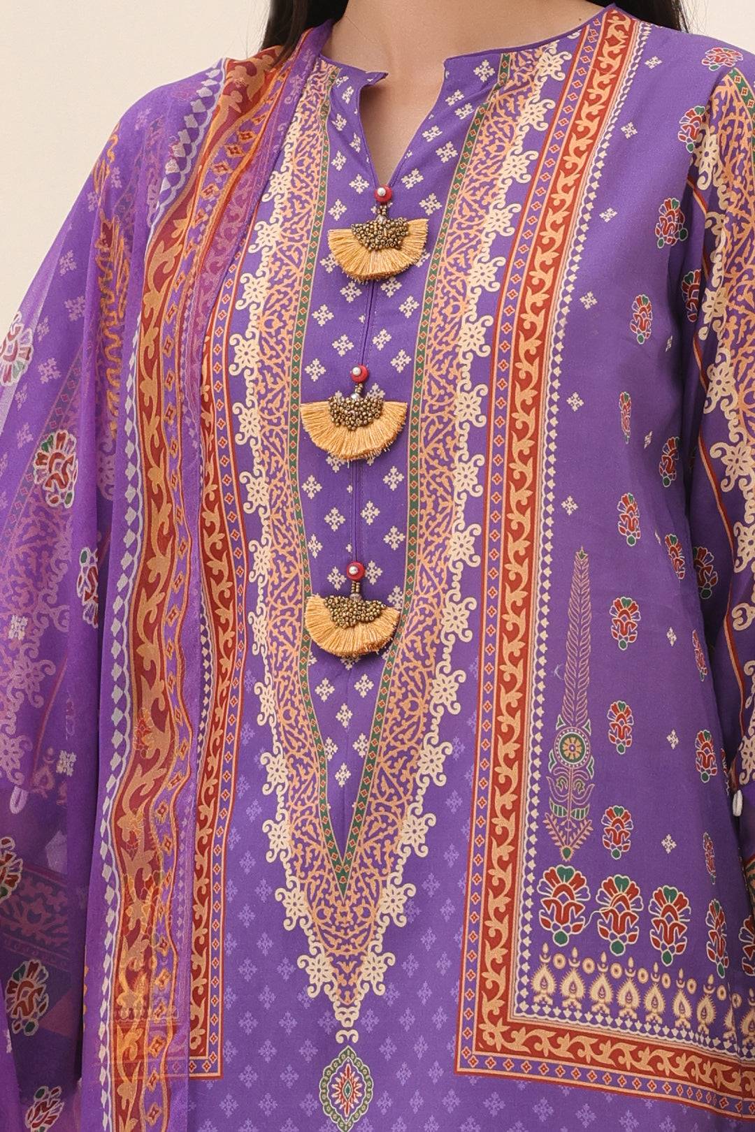 Zellbury | Unstitched 3 Piece Lawn | Shirt Shalwar Dupatta - 1189 by Maria Faisal - Registered Vendor of : Zellbury Women - type : Essential Unstitched - 100% original wedding dresses
