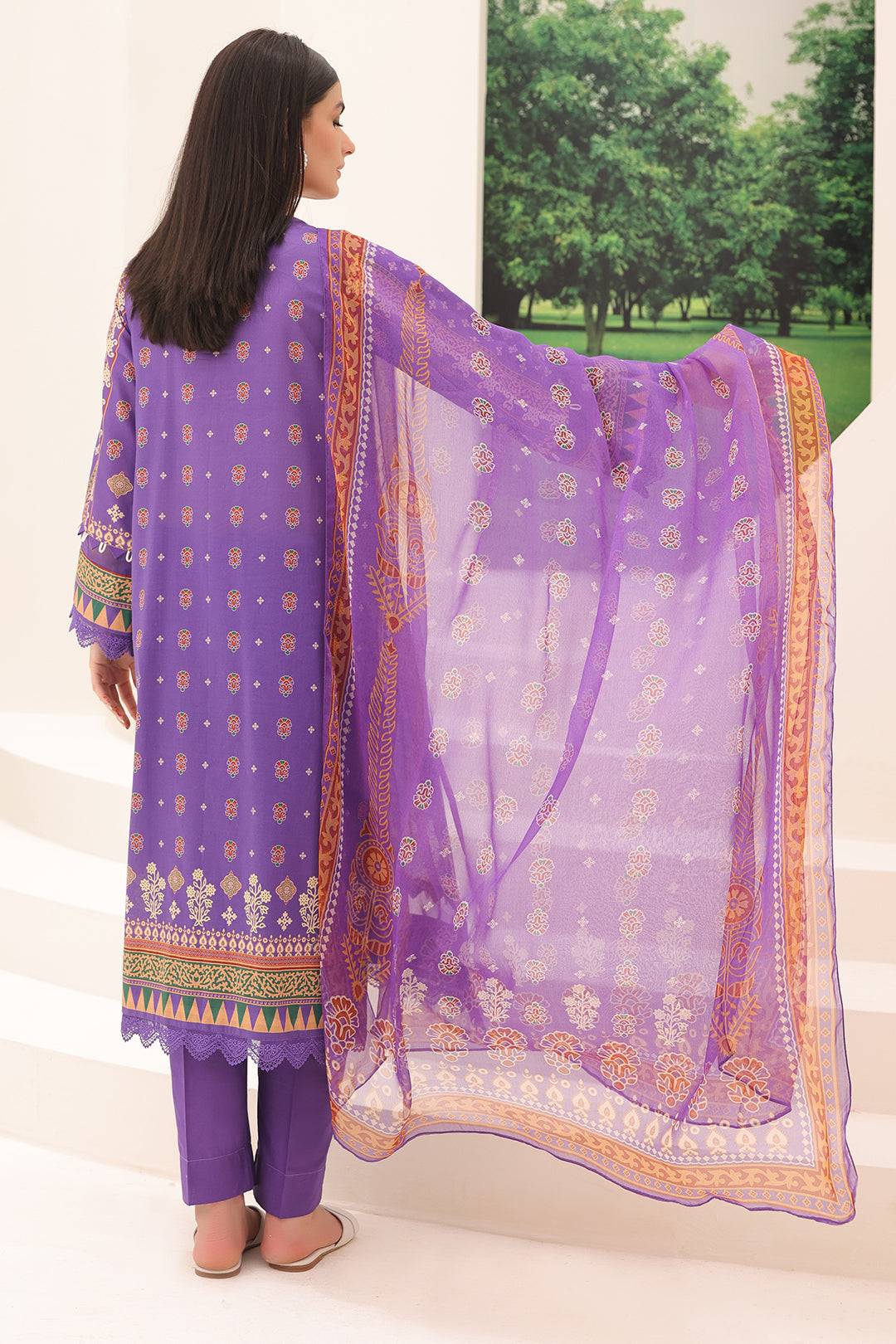 Zellbury | Unstitched 3 Piece Lawn | Shirt Shalwar Dupatta - 1189 by Maria Faisal - Registered Vendor of : Zellbury Women - type : Essential Unstitched - 100% original wedding dresses