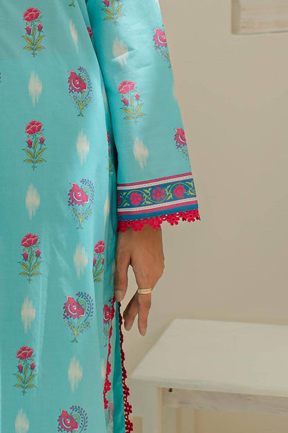Zellbury | Unstitched 3 Piece Lawn | Shirt Shalwar Dupatta - 1193 by Maria Faisal - Registered Vendor of : Zellbury Women - type : Essential Unstitched - 100% original wedding dresses