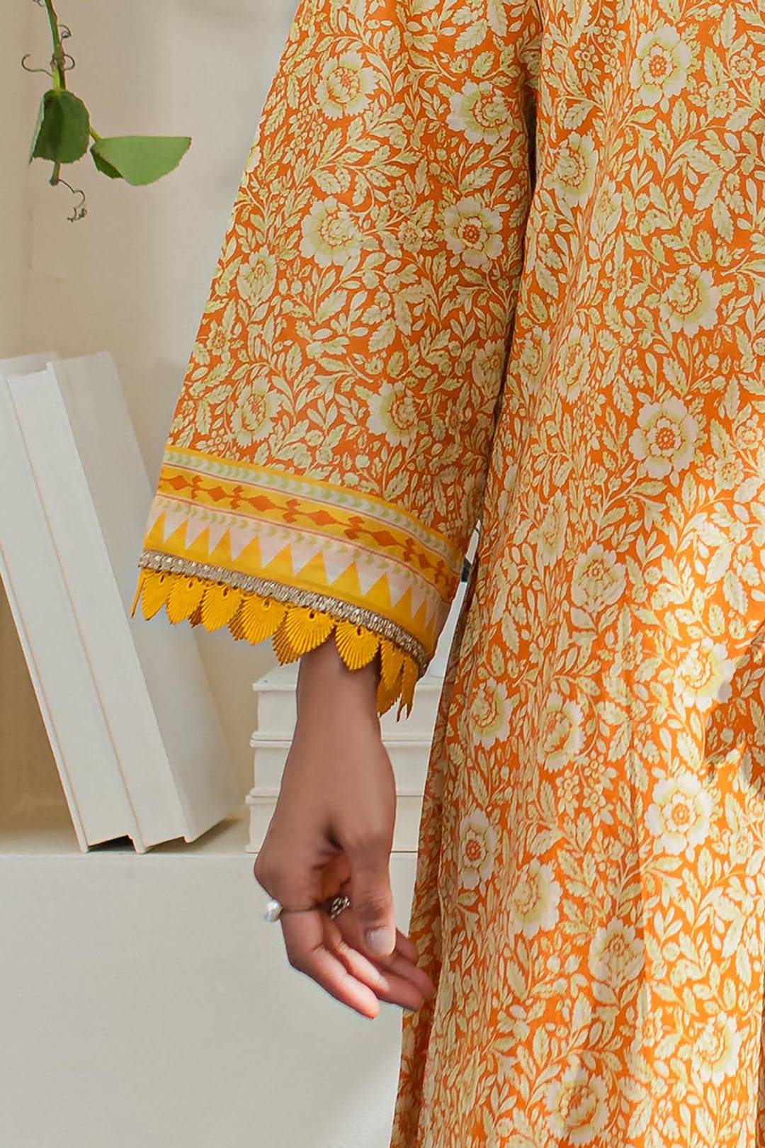 Zellbury | Unstitched 3 Piece Lawn | Shirt Shalwar Dupatta - 1197 by Maria Faisal - Registered Vendor of : Zellbury Women - type : Essential Unstitched - 100% original wedding dresses