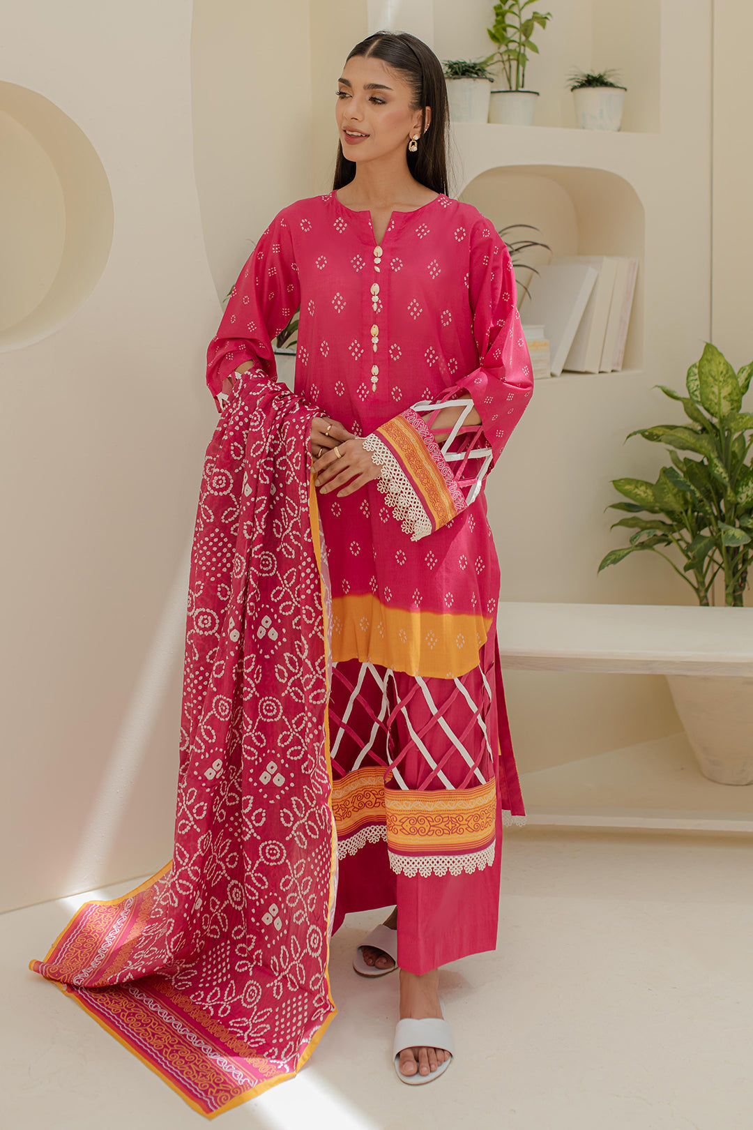Zellbury | Unstitched 3 Piece Lawn | Shirt Shalwar Dupatta - 1210 - Designer Dress with Intricate embroidery and embellishments. Shop elegent wedding dress at Maria Faisal.