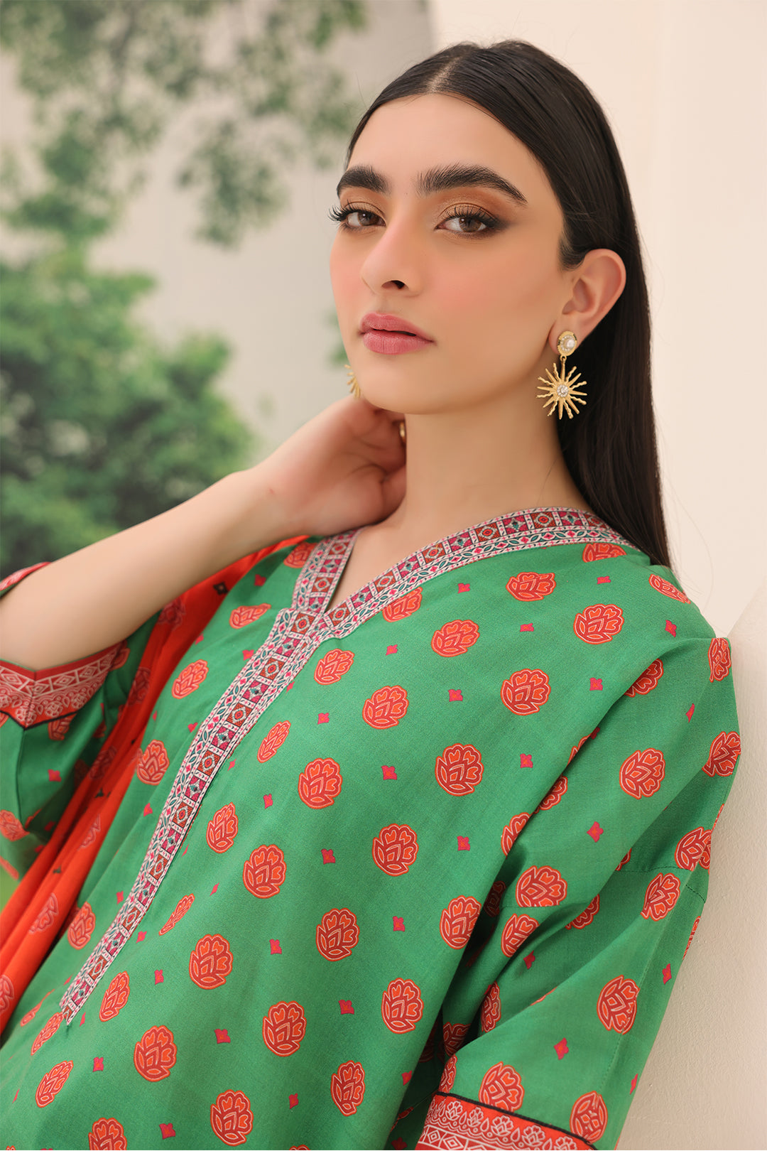 Zellbury | Unstitched 3 Piece Lawn | Shirt Shalwar Dupatta - 1221 - Designer Dress with Intricate embroidery and embellishments. Shop elegent wedding dress at Maria Faisal.