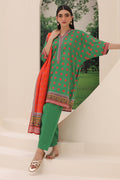 Zellbury | Unstitched 3 Piece Lawn | Shirt Shalwar Dupatta - 1221 - Designer Dress with Intricate embroidery and embellishments. Shop elegent wedding dress at Maria Faisal.