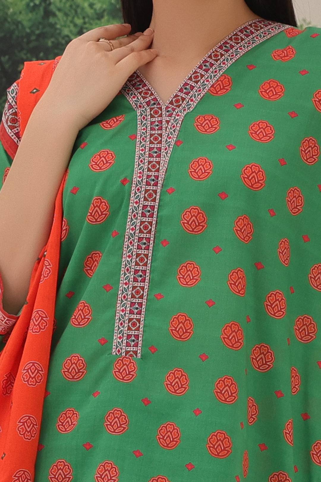 Zellbury | Unstitched 3 Piece Lawn | Shirt Shalwar Dupatta - 1221 by Maria Faisal - Registered Vendor of : Zellbury Women - type : Essential Unstitched - 100% original wedding dresses