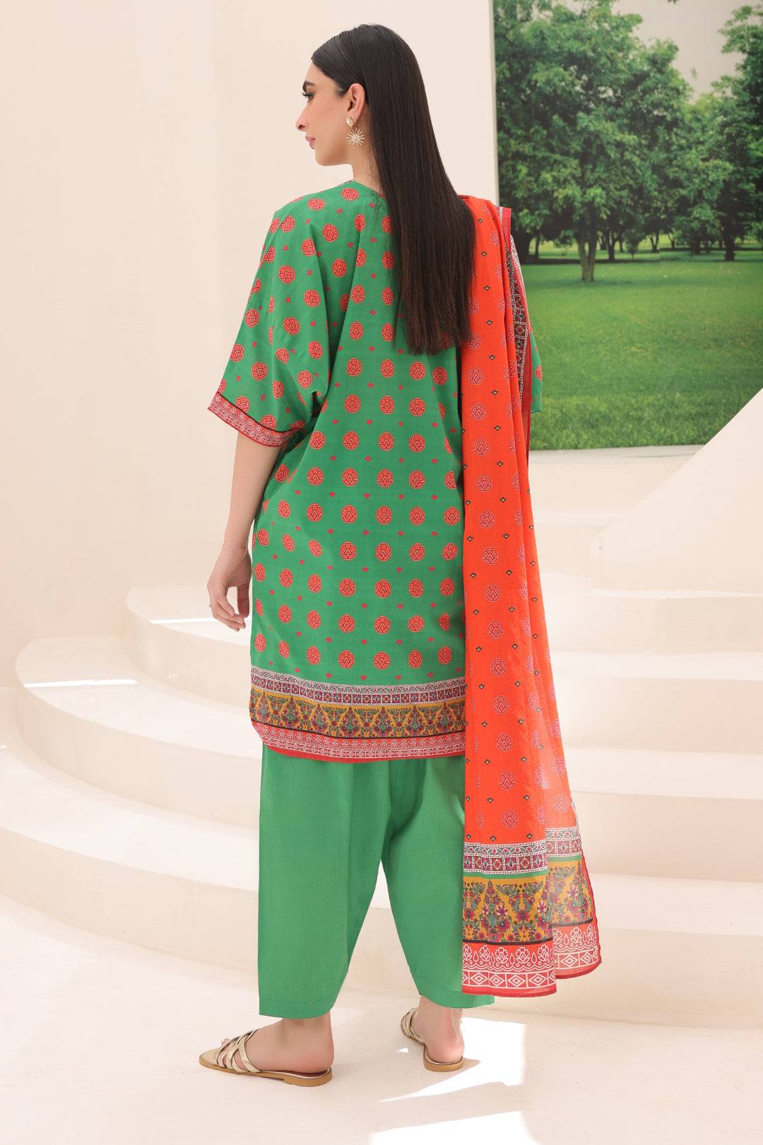 Zellbury | Unstitched 3 Piece Lawn | Shirt Shalwar Dupatta - 1221 by Maria Faisal - Registered Vendor of : Zellbury Women - type : Essential Unstitched - 100% original wedding dresses